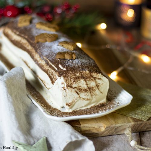 Bûche tiramisu au spéculoos